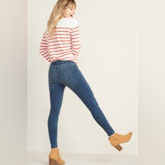 Old Navy ROCKSTAR Jeggings/Built-In-Warmer/size 6 - Picture 1 of 12